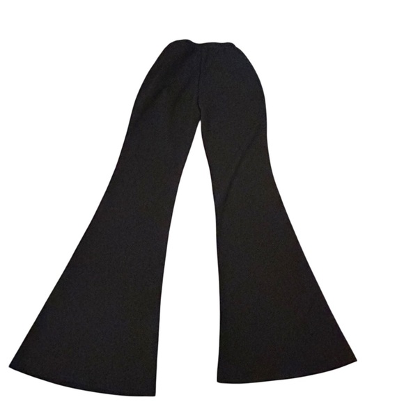 SHEIN Black Flare Leggings Womens Trousers Pull On Casual Pants‎ - Picture 3 of 3